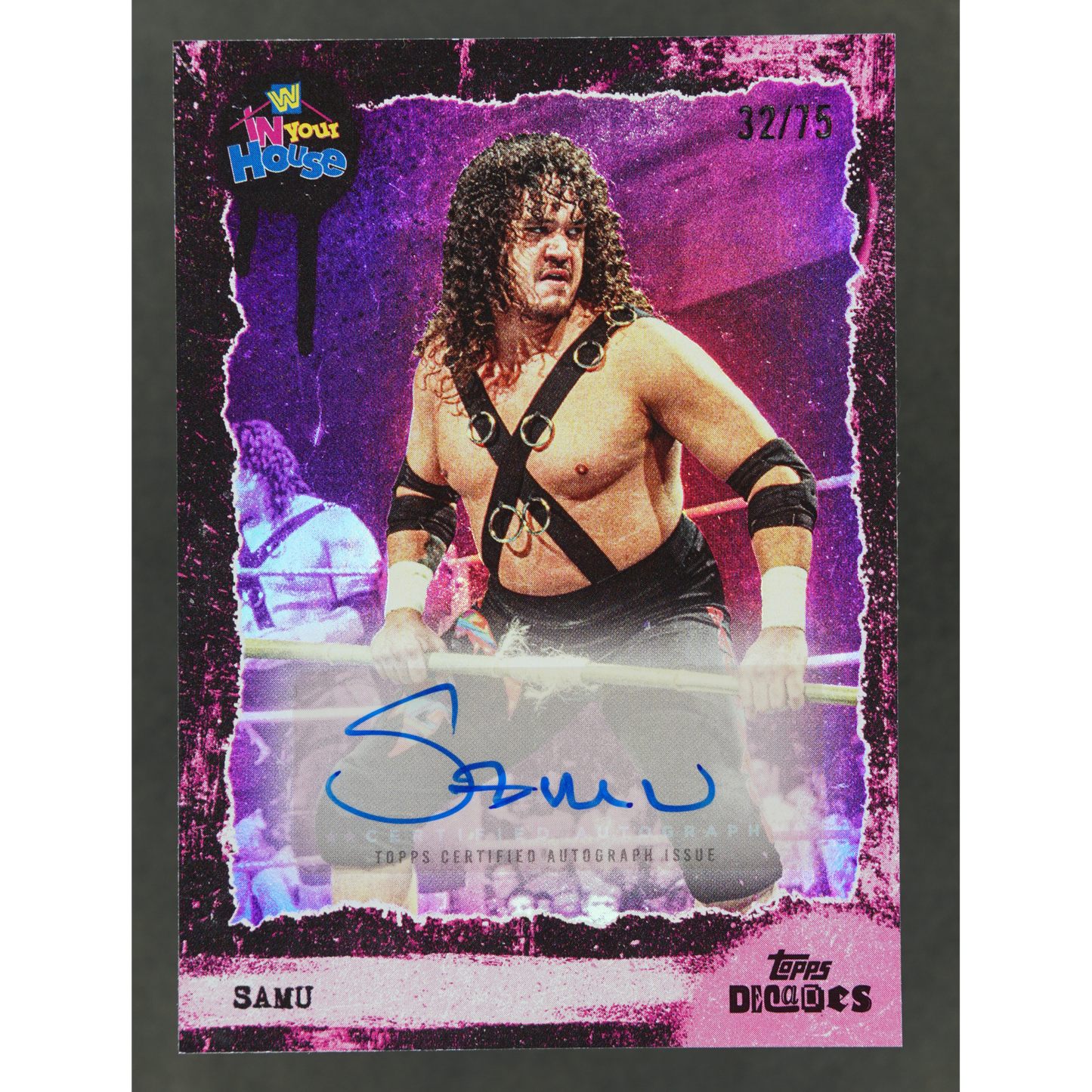 Samu 2026 WWE Decades in your House Auto 32/75 #44A