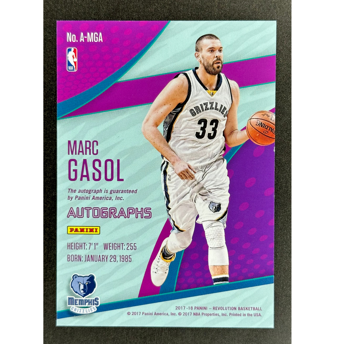 Marc Gasol 2017 Revolution Auto