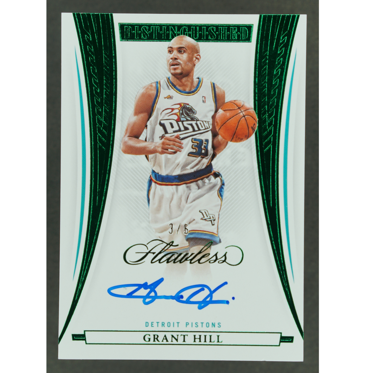 Grant Hill 2021-22 Flawless Distinguished Auto 3/5 #DA-GHL