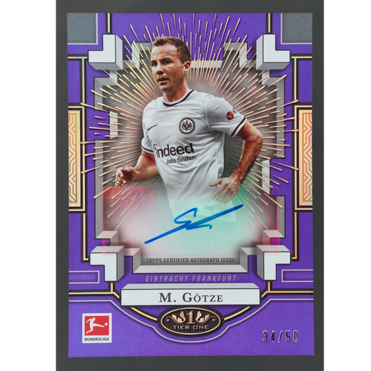 Mario Götze 2023 Tier One Auto 34/50 #XPA-MGO