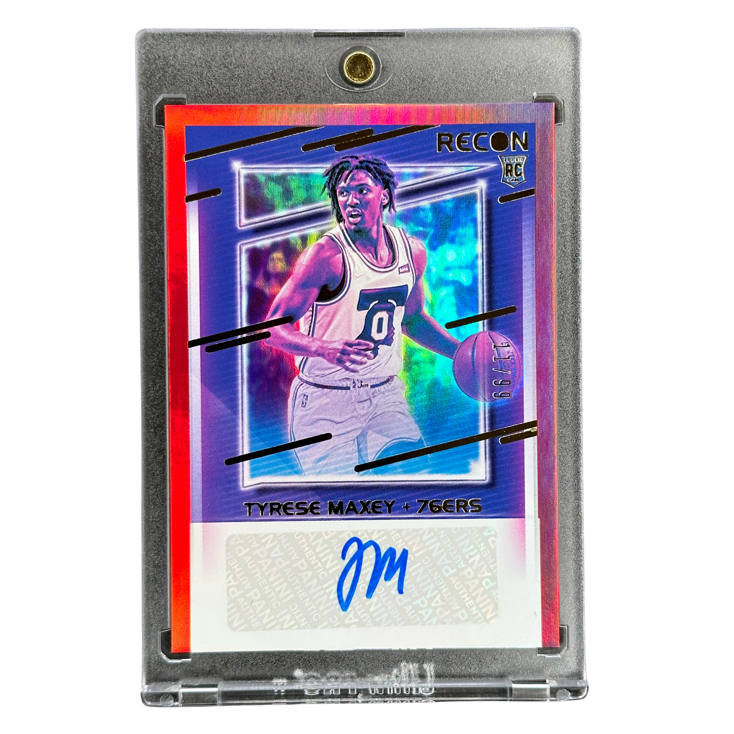 Tyrese Maxey 2020 Recon RC Rookie Card Auto 11/99 #RRS-TYM