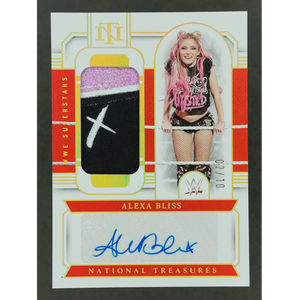 Alexa Bliss 2024 National Treasures Memorabilia Auto 2/10 #SM-ABS