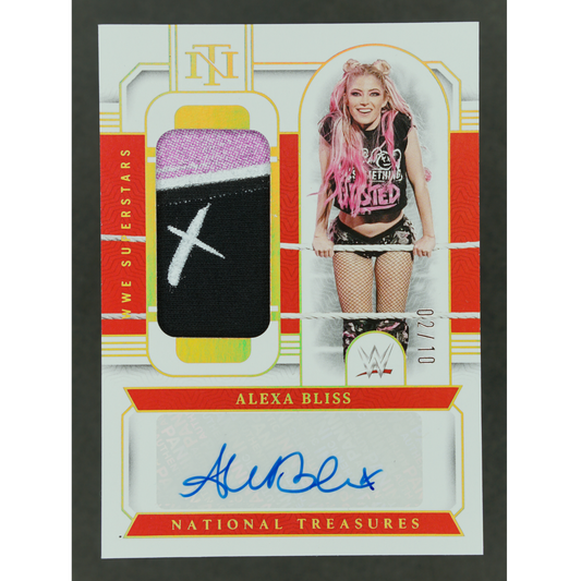 Alexa Bliss 2024 National Treasures Memorabilia Auto 2/10 #SM-ABS