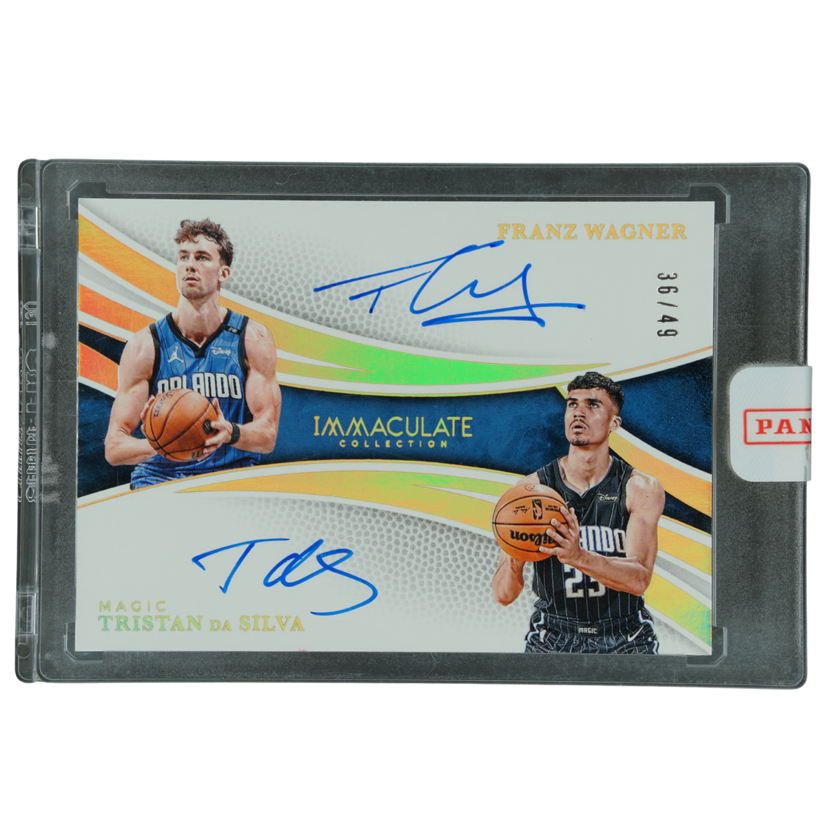 Franz Wagner und Tristan Da Silva 2024 Immaculate Dual Auto 36/49 #DA-GER