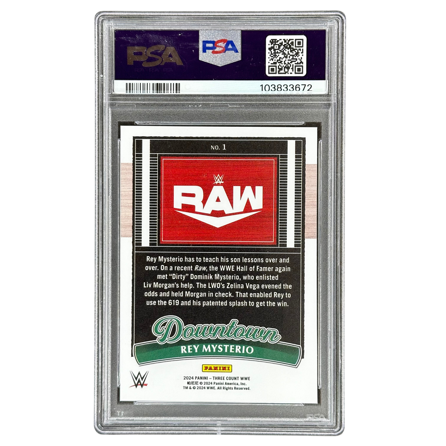 Rey Mysterio 2024 Three Count Downtown PSA 9 #1