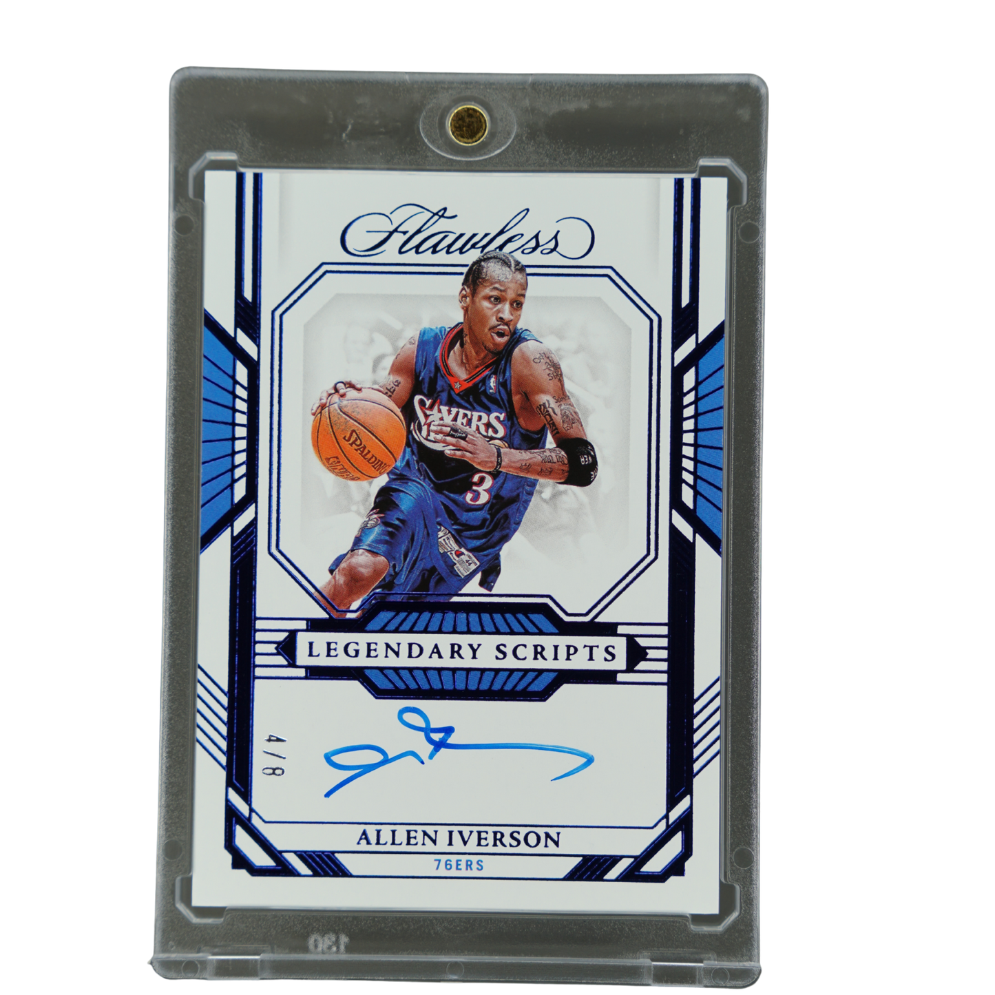 Allen Iverson 2022 Flawless Legendary Scripts Auto 4/8 #LS-AIV