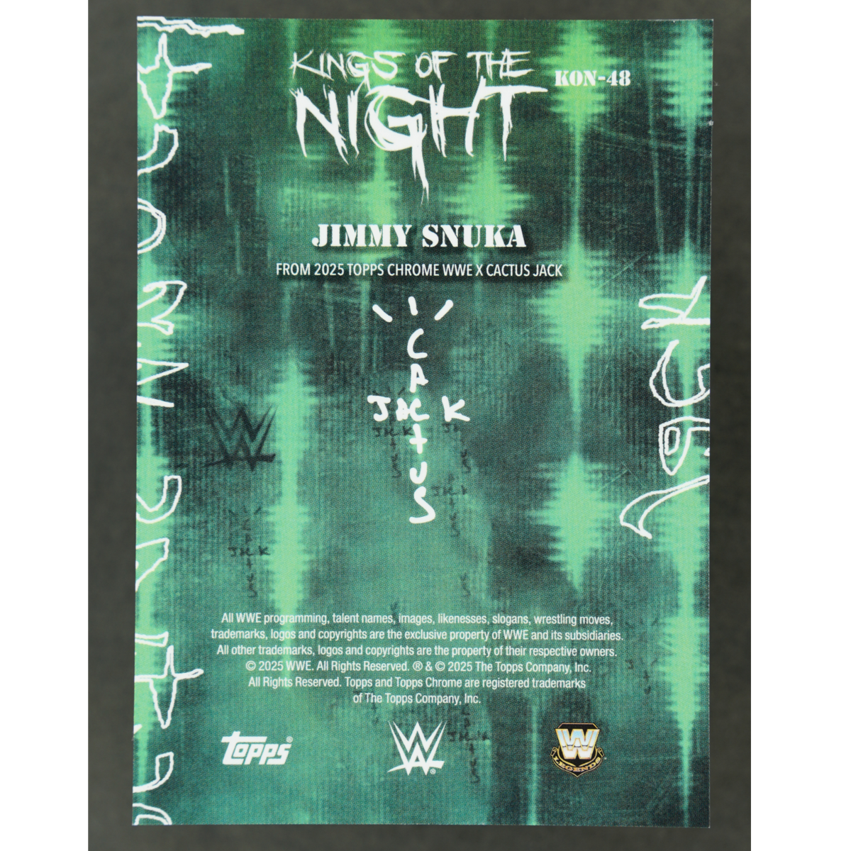 Jimmy Snuka 2025 Cactus Jack Kings of the Night #KON-48