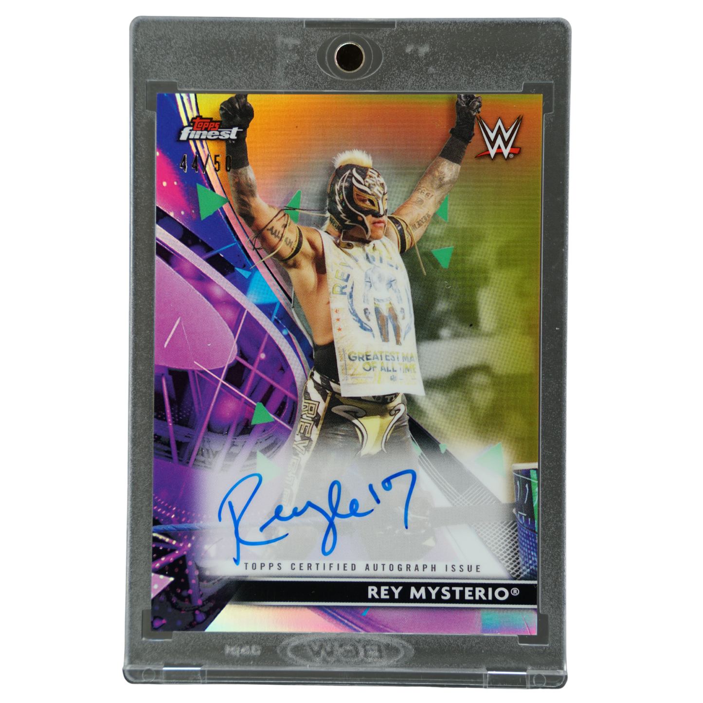 Rey Mysterio 2021 Finest Gold Auto 44/50 #RA-RM