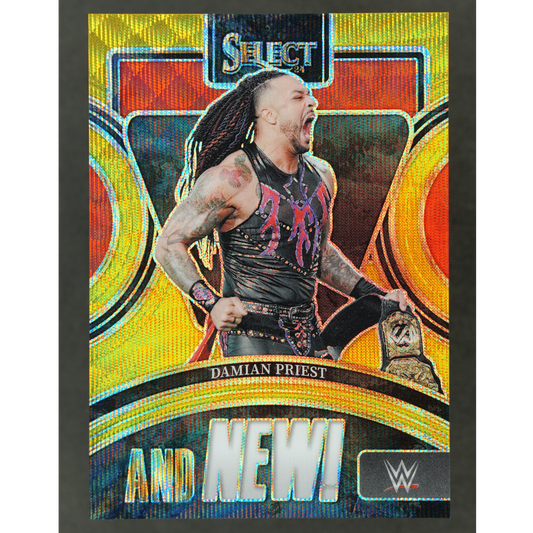 Damian Priest 2024 Select And New! Gold Wave 6/10 #11