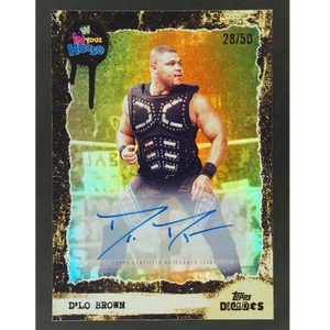 D´Lo Brown 2026 WWE Decades In Your House Auto 28/50 #25A