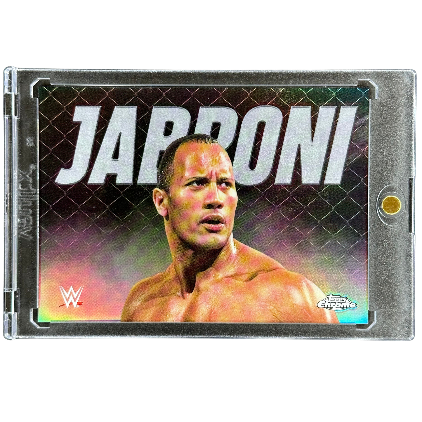 The Rock 2025 Chrome Persona Jabroni #P-TR2