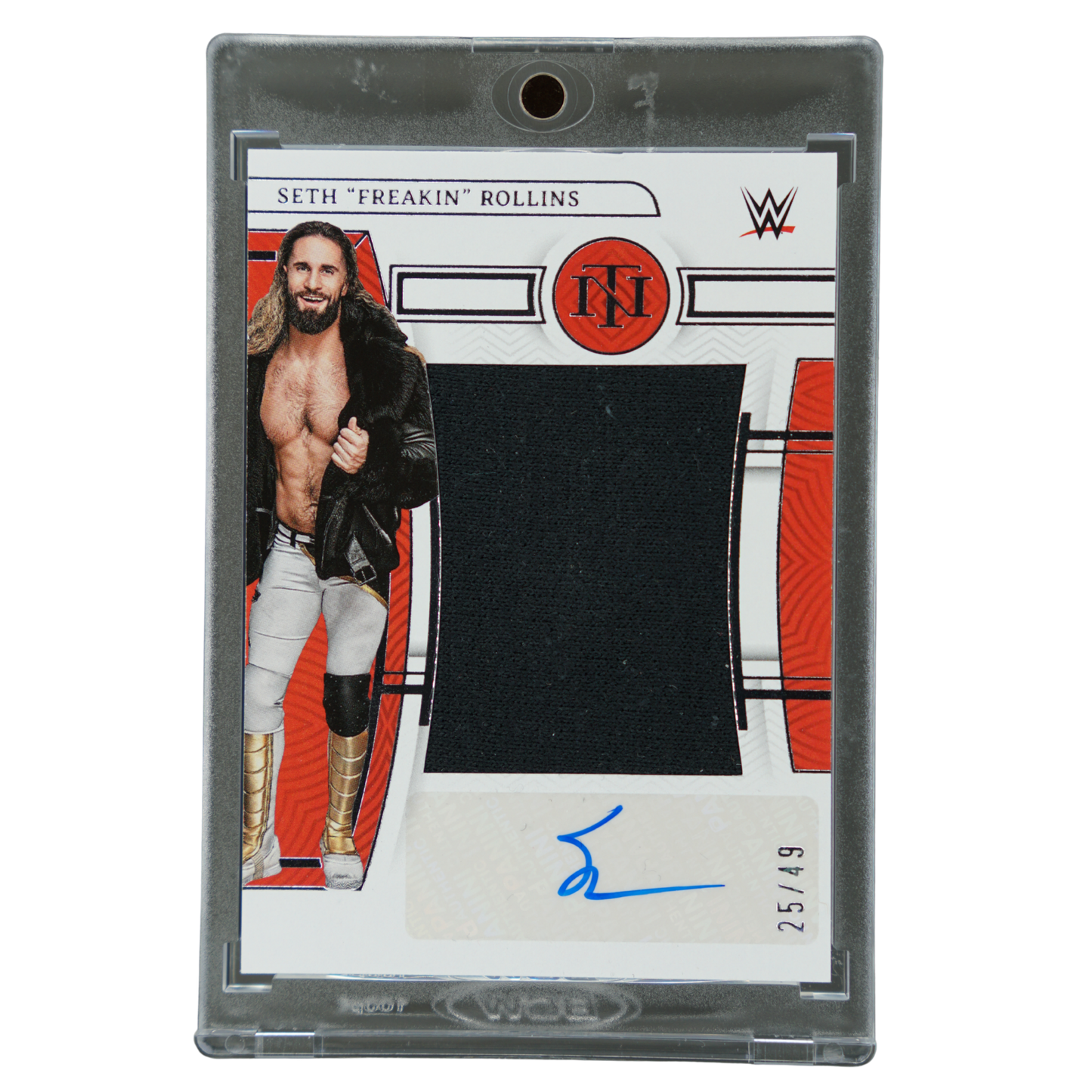 Seth "Freakin" Rollins 2023 Chronicles National Treasures Memorabilia Auto 25/49 #NT-SET