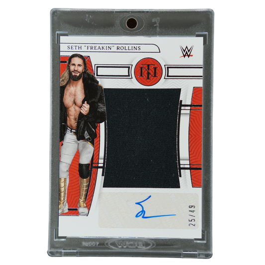 Seth "Freakin" Rollins 2023 Chronicles National Treasures Memorabilia Auto 25/49 #NT-SET