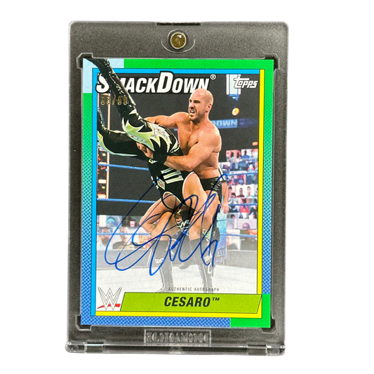 Cesaro 2021 Heritage Smackdown Auto 33/99 #A-CS