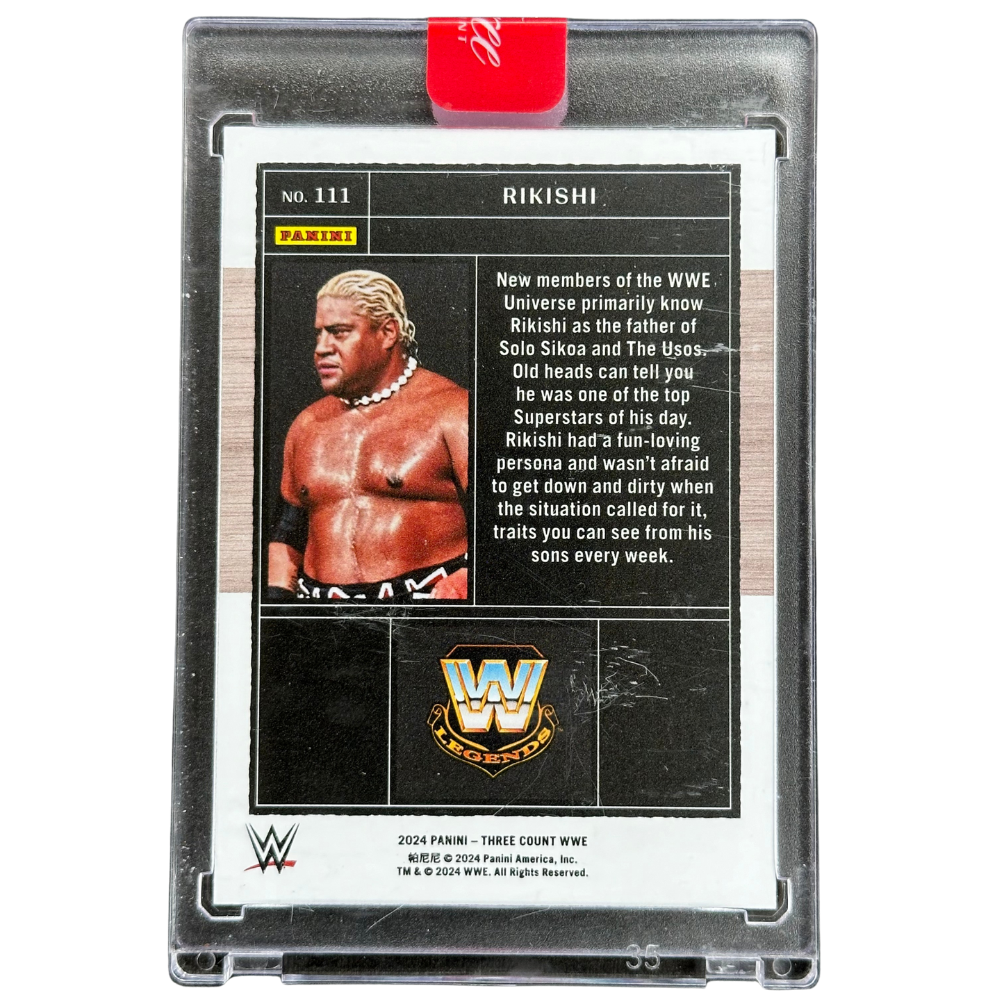 Rikishi 2024 Three Count 20/40 #111