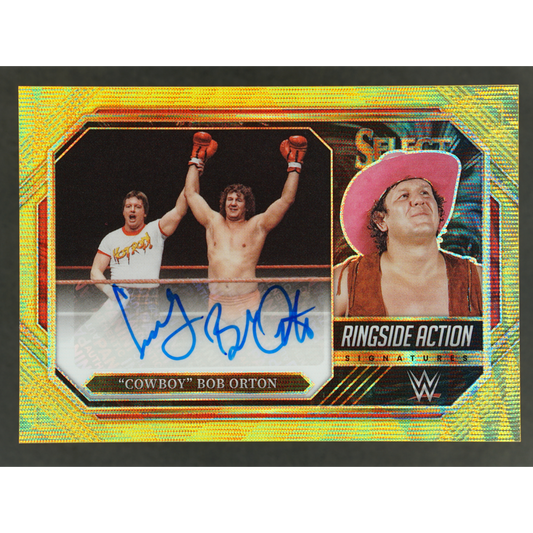 "Cowboy" Bob Orton 2023 Select Ringside Action Signatures Auto 1/5 #RA-CBO