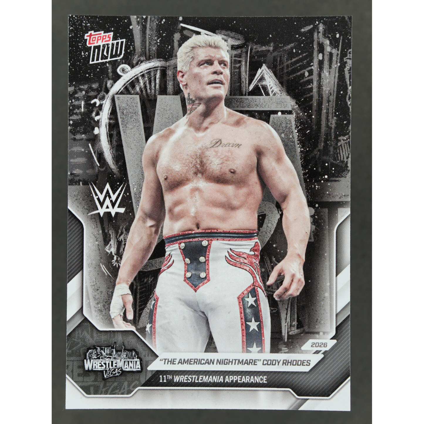 "The American Nightmare" Cody Rhodes 2026 Topps Now Wrestlemania Vegas #1