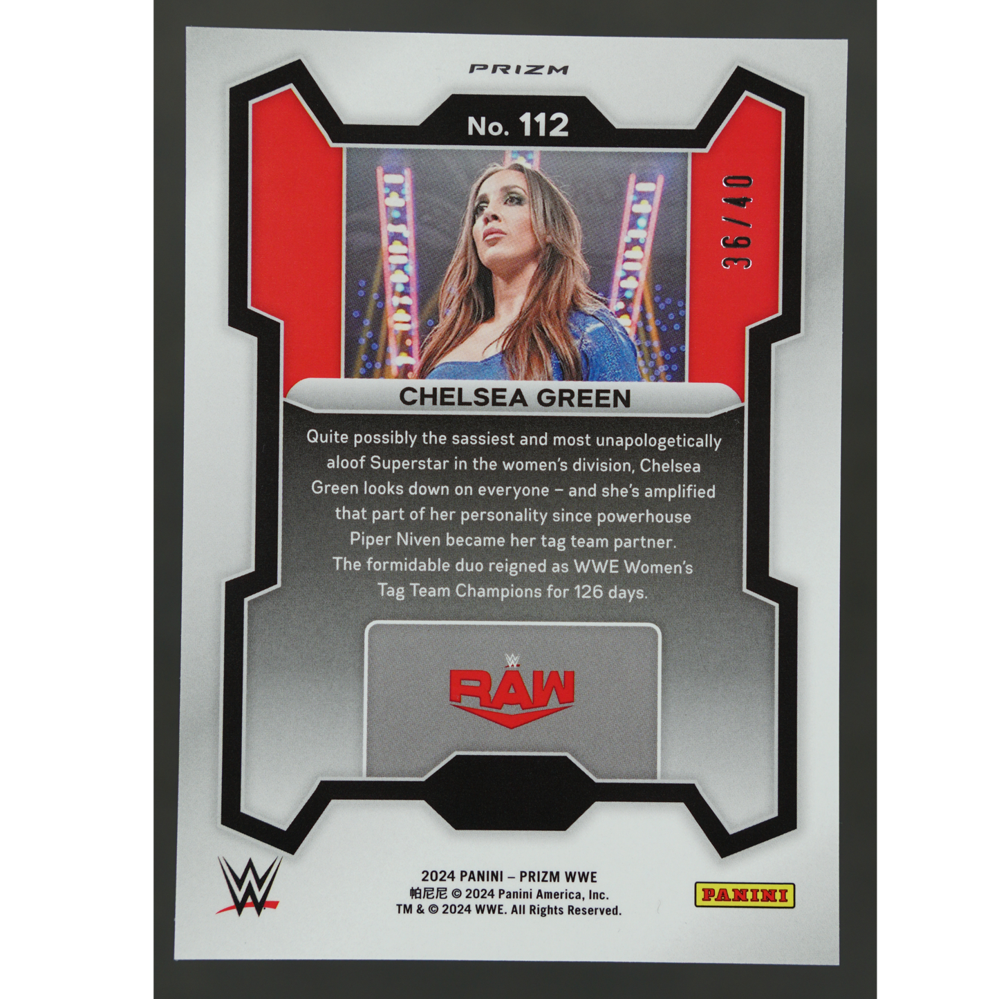 Chelsea Green 2024 Prizm Wrestlemania 36/40 #112