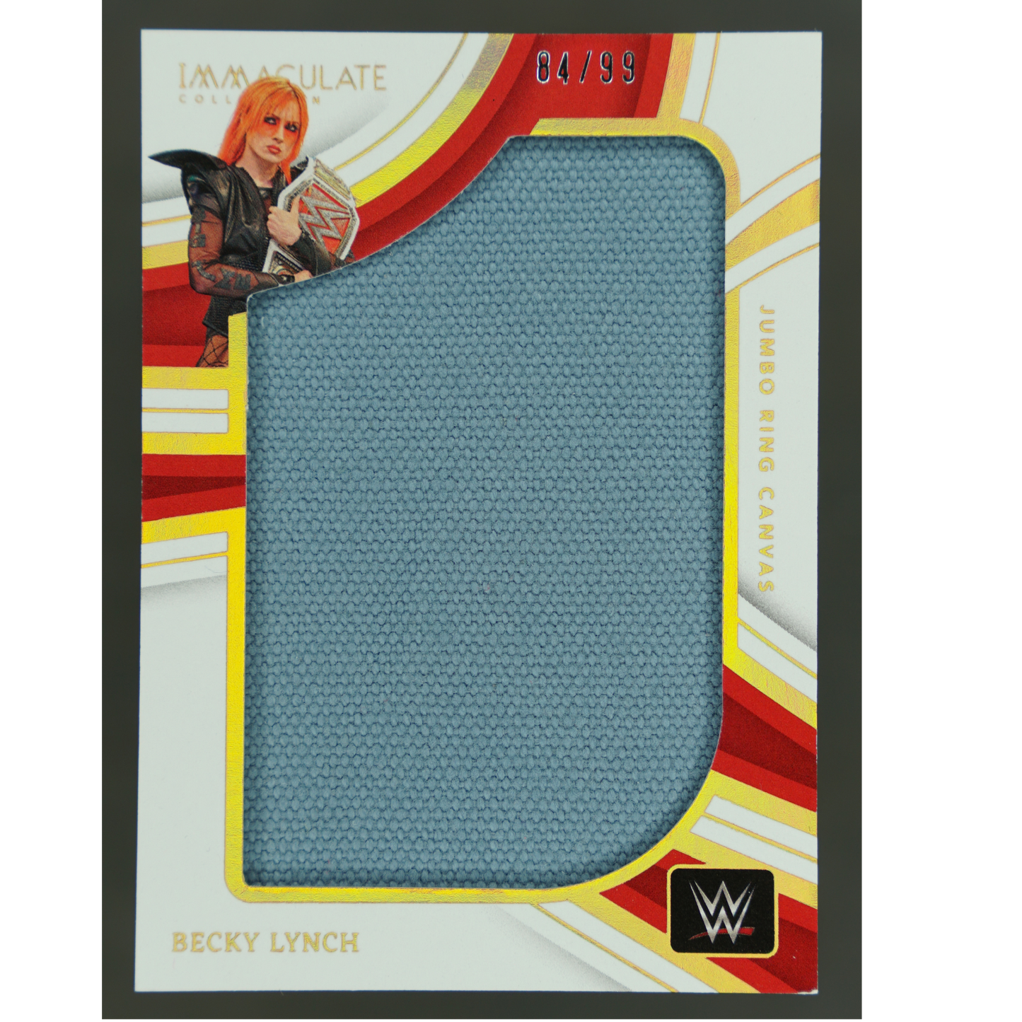 Becky Lynch 2023 Immaculate Jumbo Ring Canvas 84/99 #JR-BLY