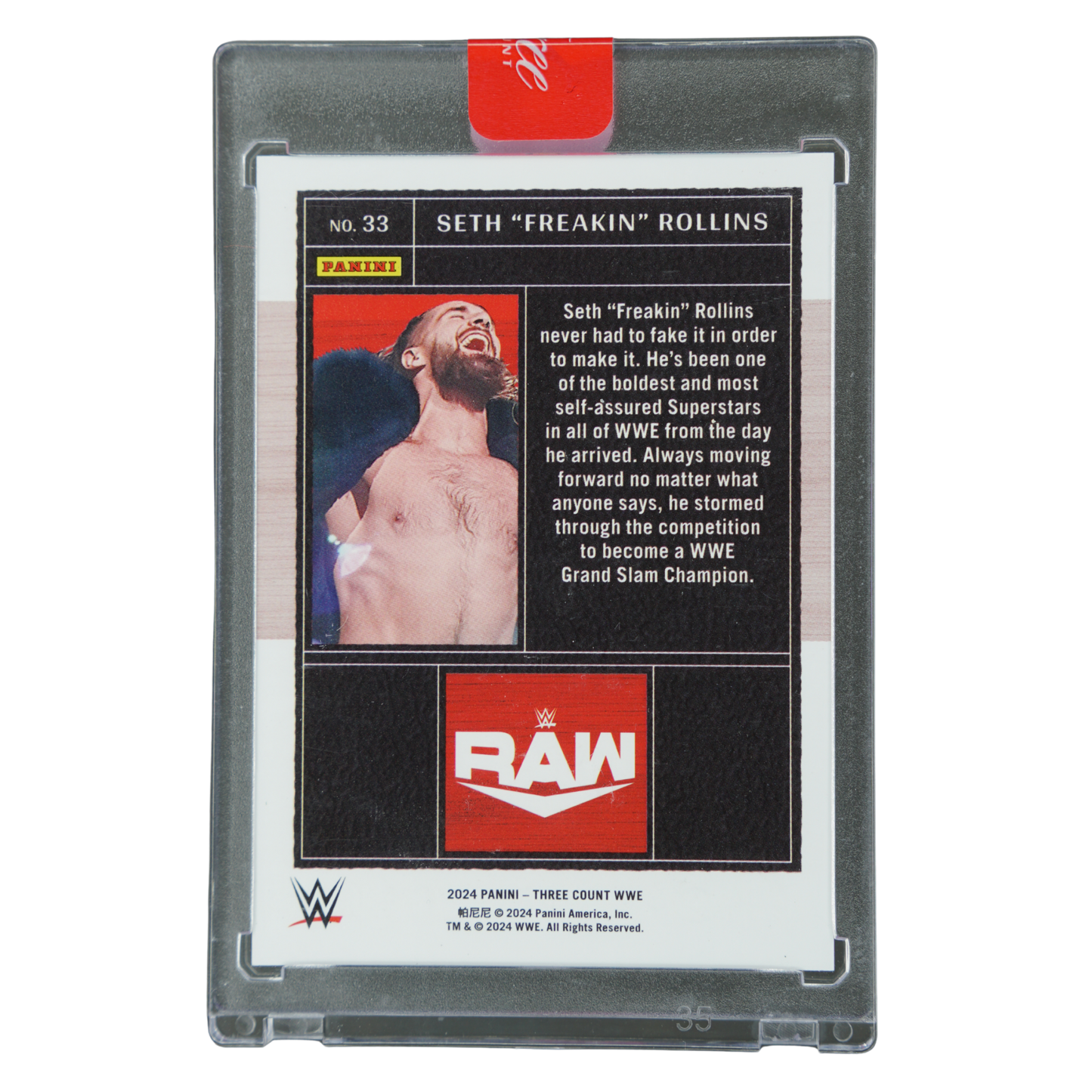 Seth "Freakin" Rollins 2024 Three Count 2/8 #33