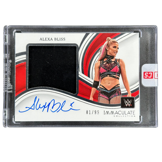 Alexa Bliss 2023 Immaculate Memorabilia Auto 81/99 #PM-ABS