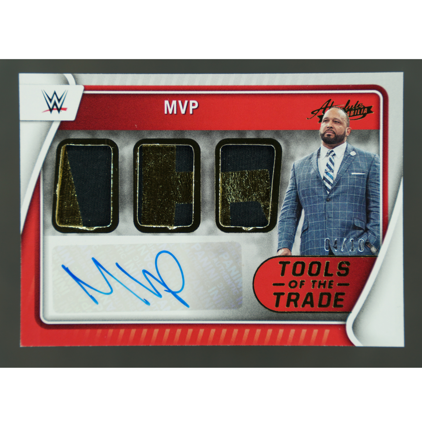 MVP 2022 Chronicles Absolute Tools of the Trade Memorabilia Auto 4/10 #TT-MVP
