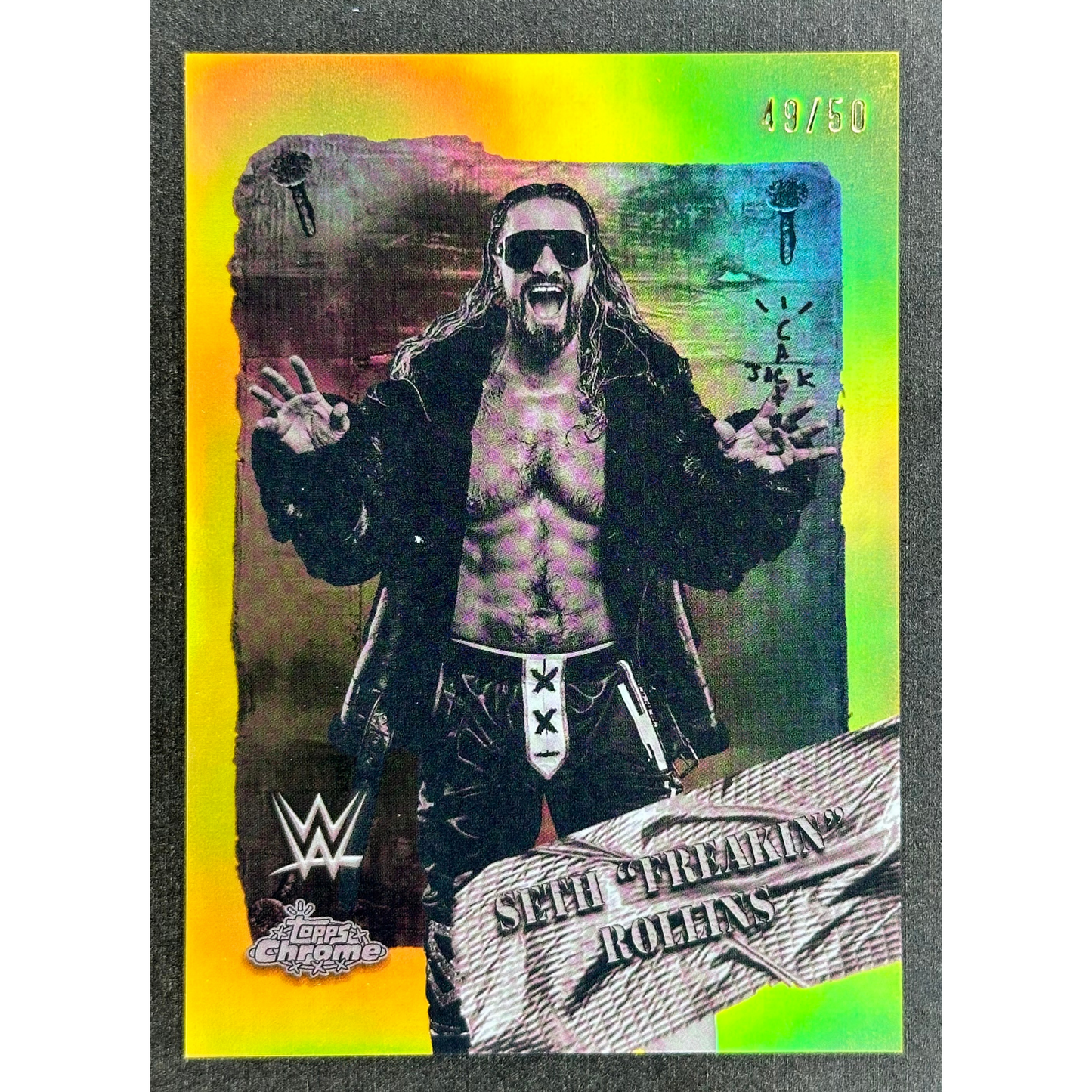 Seth "Freakin" Rollins 2025 Cactus Rodeo Rebels Gold 49/50 #RDR-39