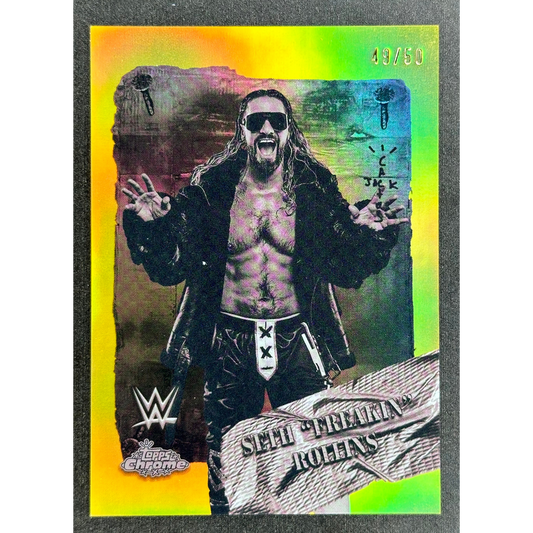 Seth "Freakin" Rollins 2025 Cactus Rodeo Rebels Gold 49/50 #RDR-39