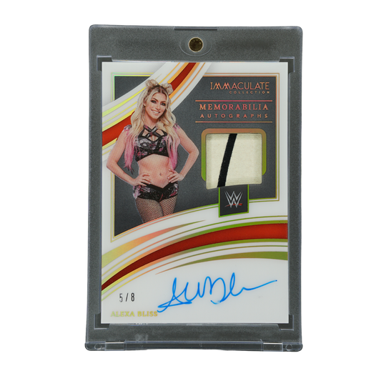Alexa Bliss 2022 Immaculate Memorabilia Auto 5/8 #MA-ABS