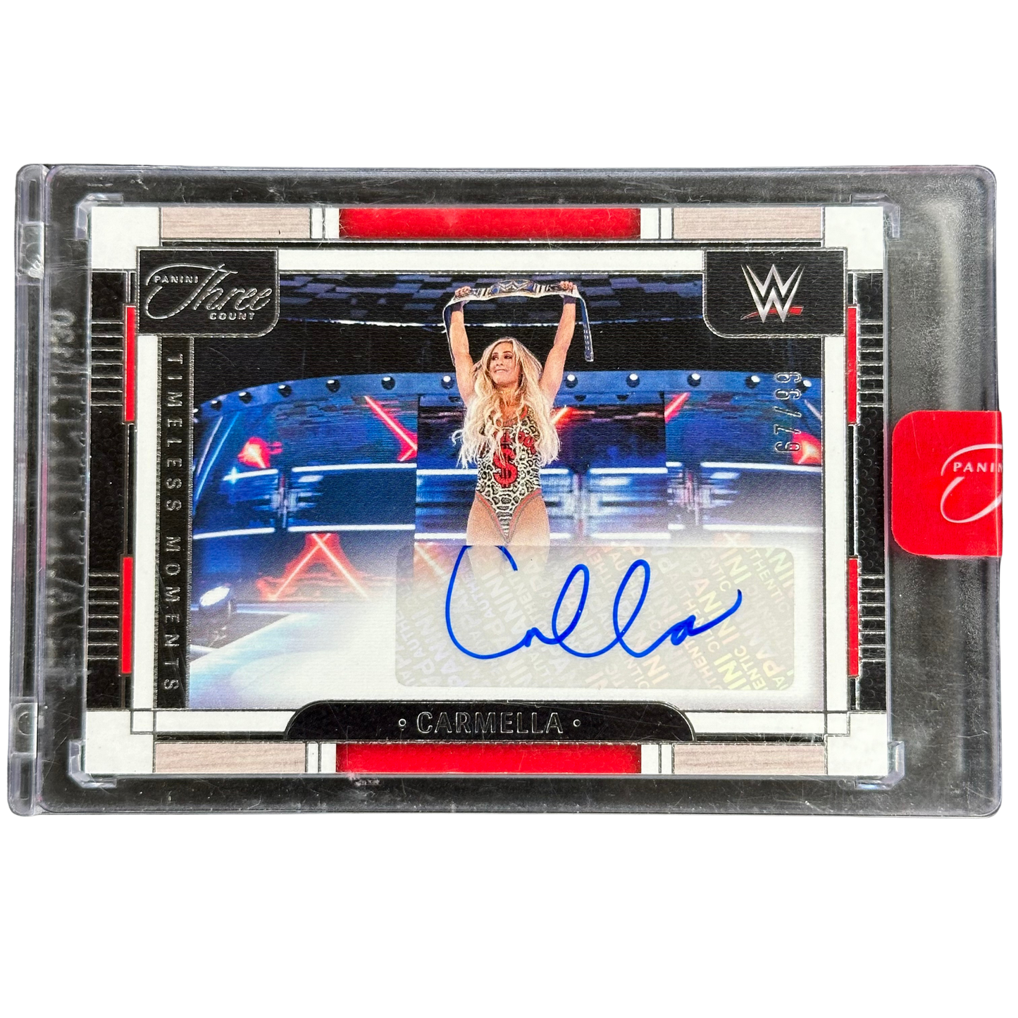 Carmella 2024 Three Count Timeless Moments Auto 67/99 #TH-CML