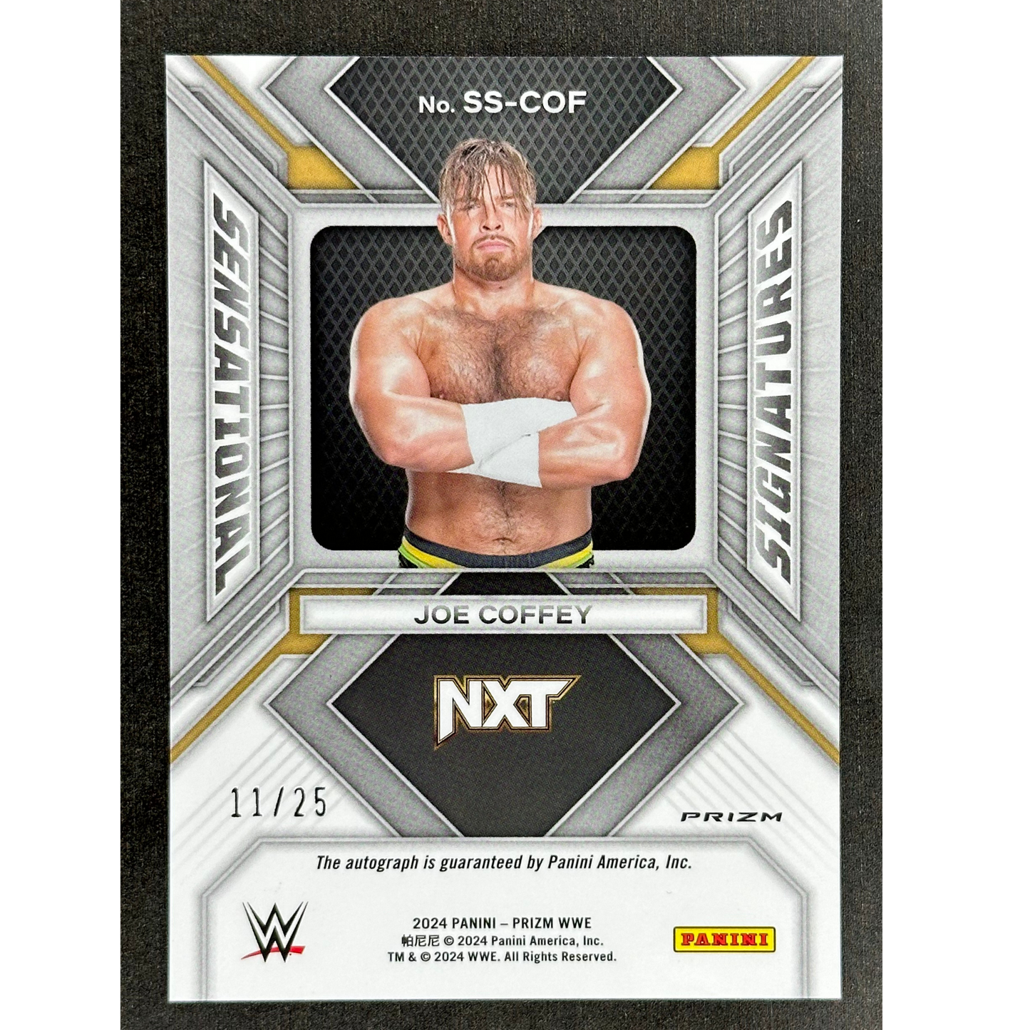 Joe Coffey 2024 Prizm Sensational Signatures Mojo Auto 11/25 #SS-COF