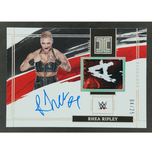 Rhea Ripley 2022 Impeccable Elegance Memorabilia Auto 4/25 #EM-RRP