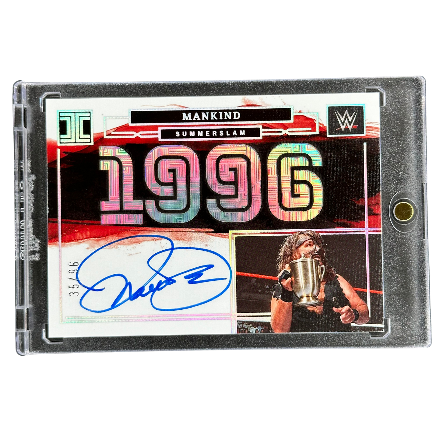 Mankind 2023 Impeccable 1996 Summerslam Auto 35/96 #SS-MKN