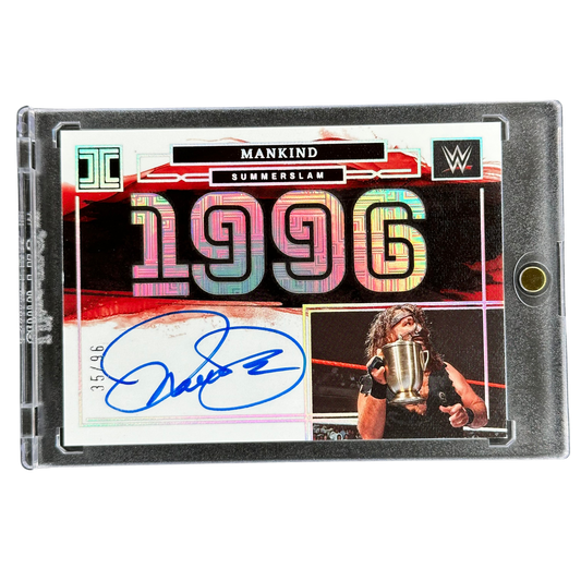 Mankind 2023 Impeccable 1996 Summerslam Auto 35/96 #SS-MKN