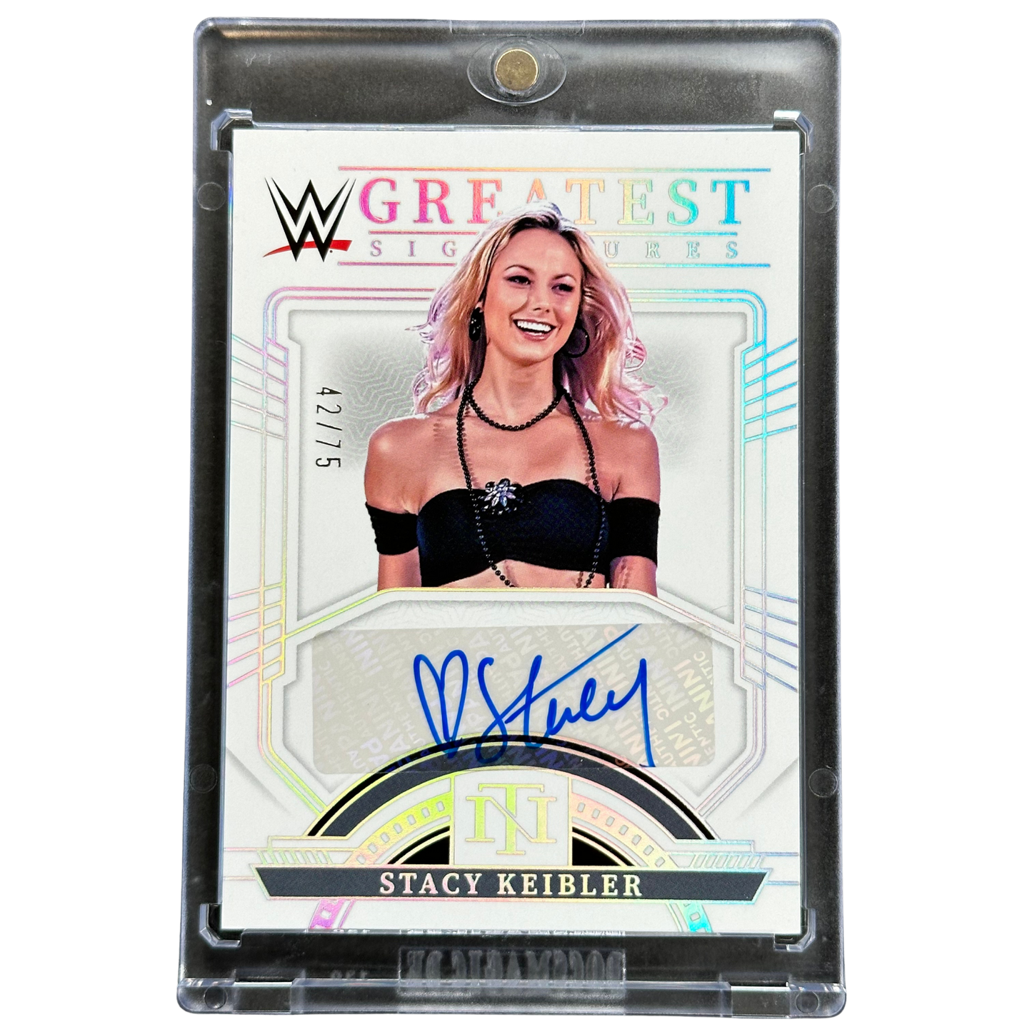 Stacy Keibler 2024 National Treasures Greatest Signatures Auto 42/75 #WG-SKB