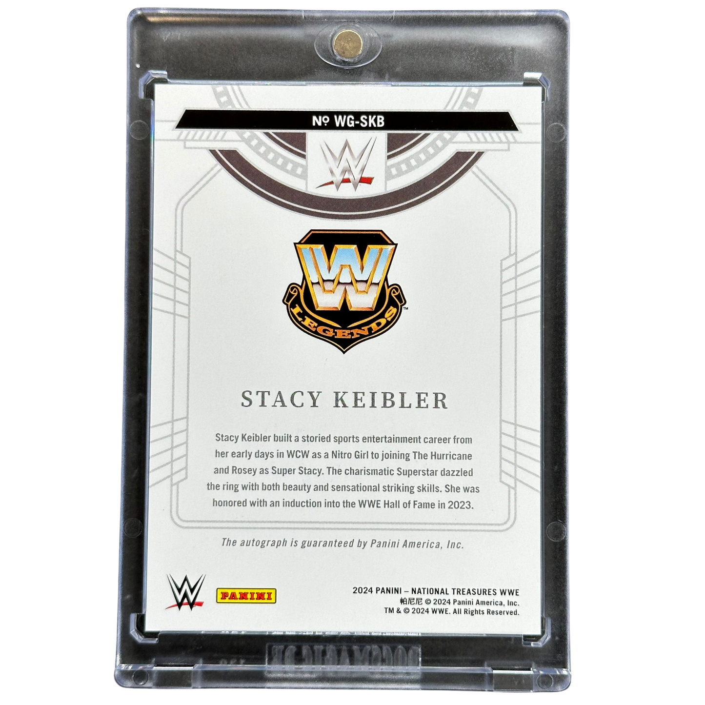 Stacy Keibler 2024 National Treasures Greatest Signatures Auto 42/75 #WG-SKB
