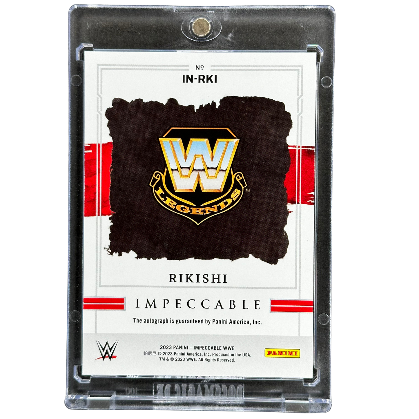 Rikishi 2023 Impeccable Indelible Auto 30/75 Auto #IN-RKI