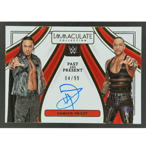 Damian Priest 2023 Immaculate Auto Past and Present 4/99 #PP-DPR