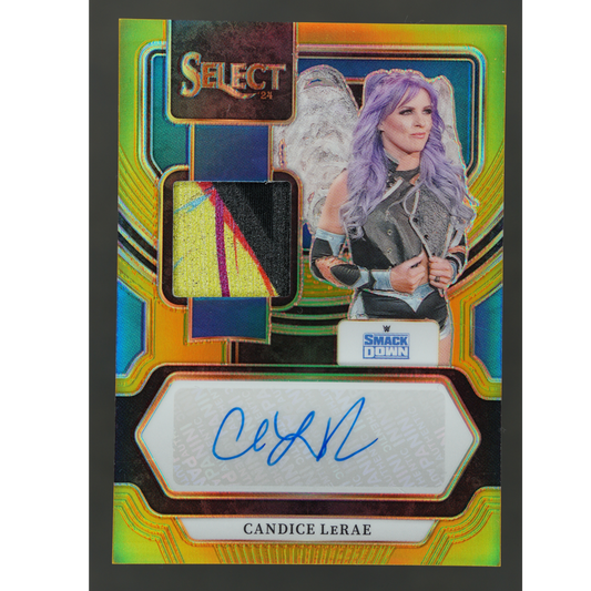 Candice LeRae 2024 Select Memorabilia Auto Gold 9/10 #AM-CLR