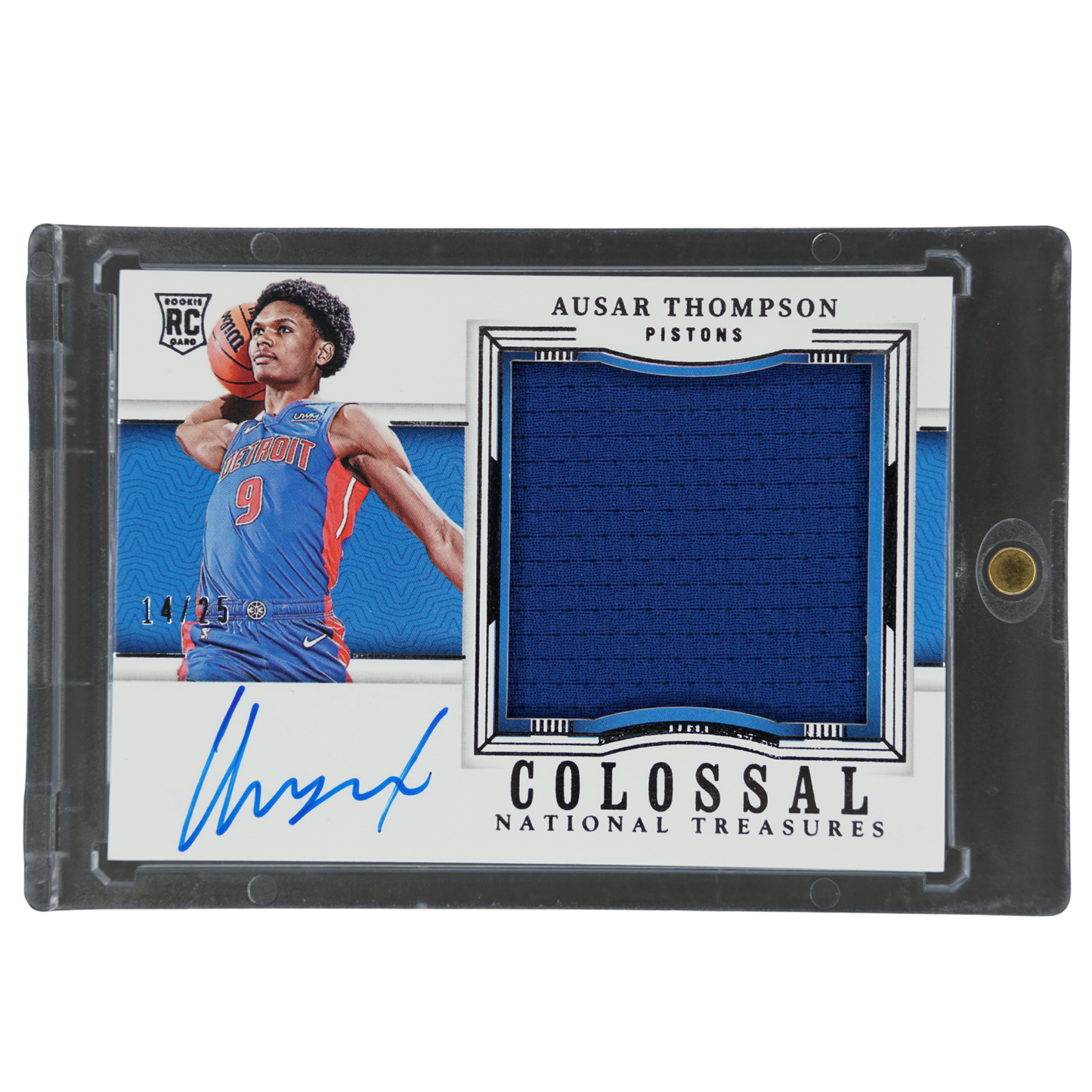 Ausar Thompson 2023 National Treasures Colossal 14/25 RC Rookie Card Jersey #CMA-AST