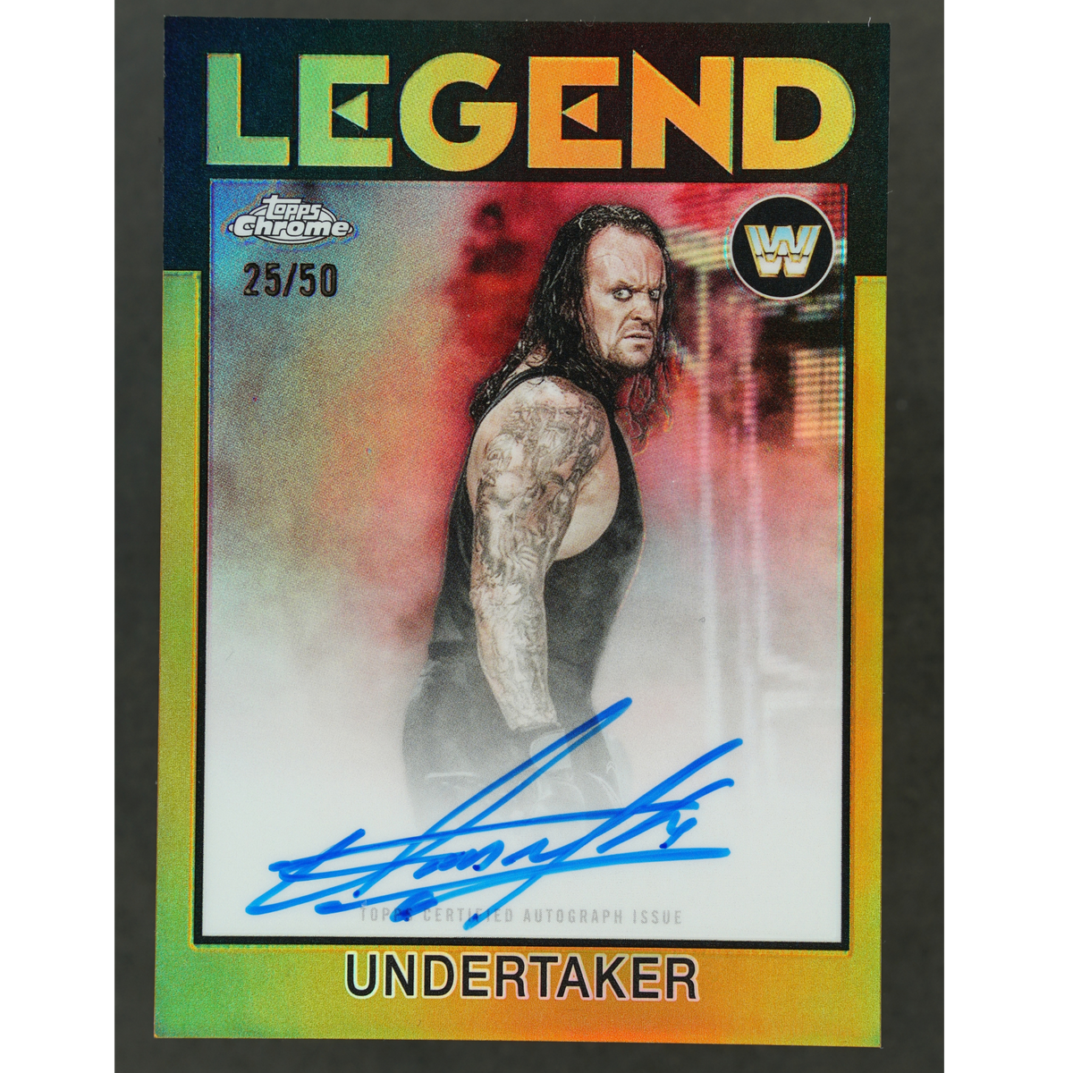 Undertaker 2026 Chrome 1986 Auto Gold 25/50 #86T-UT
