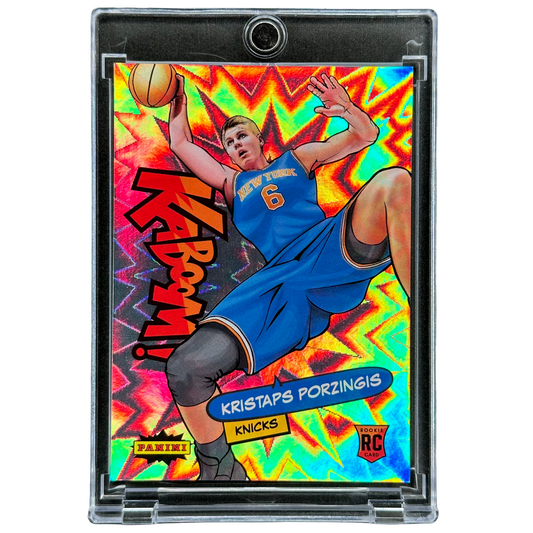 Kristaps Porzingis 2015-16 Excalibur KABOOM! RC Rookie Card #18