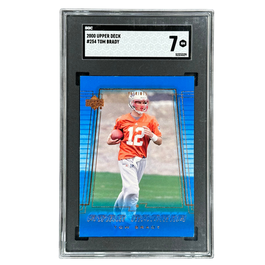 Tom Brady 2000 Upper Deck Rookie SGC 7 #254