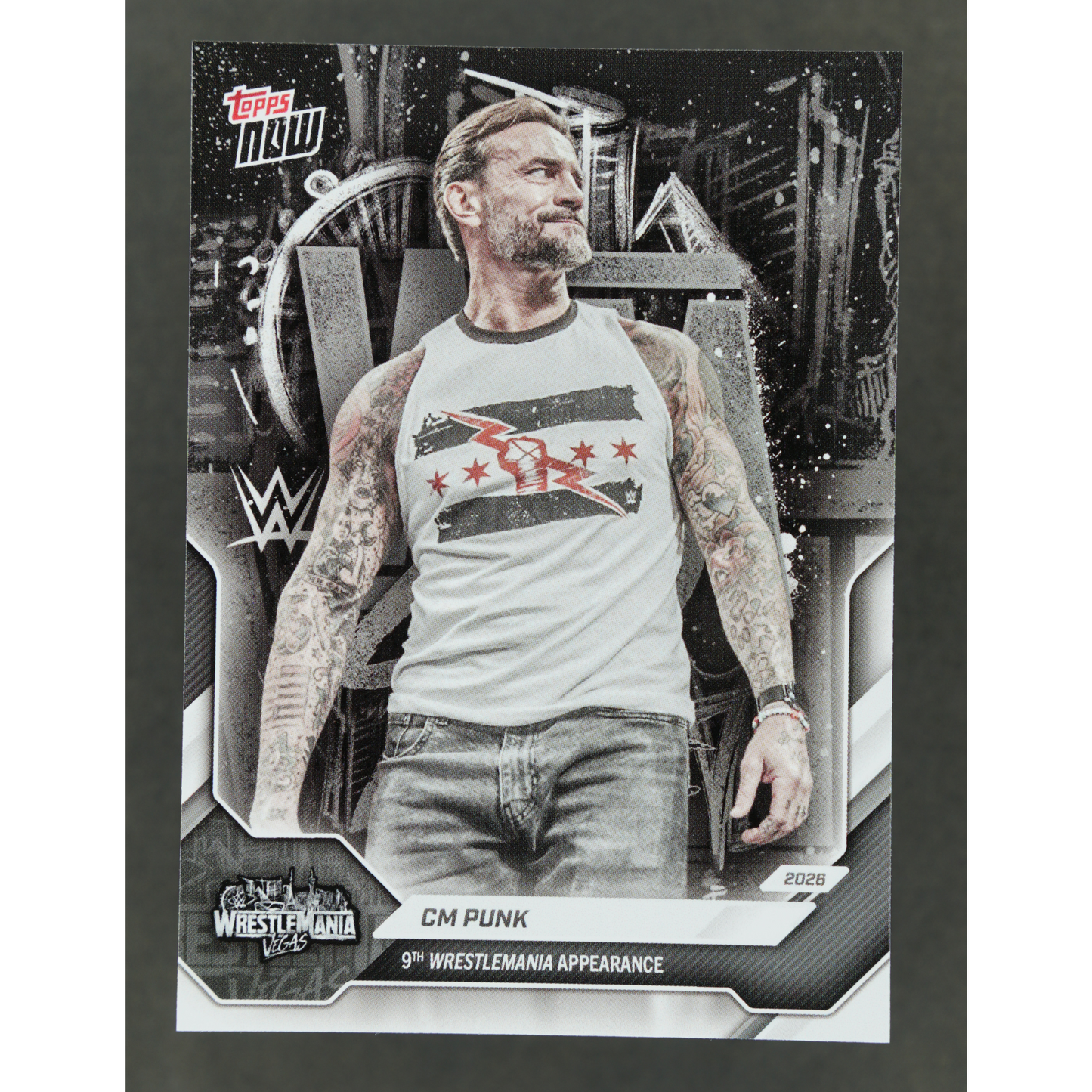 CM Punk 2026 Topps Now Wrestlemania Vegas #4