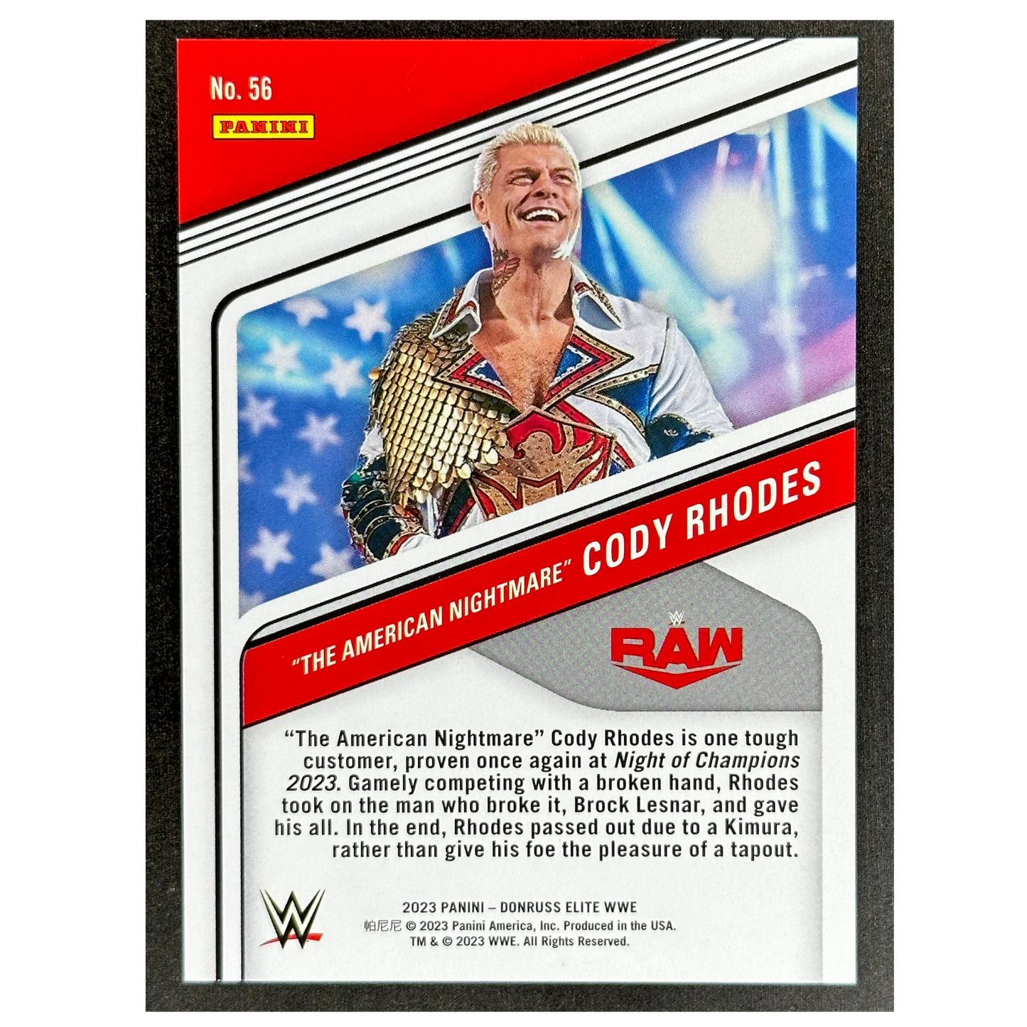 „The American Nightmare“ Cody Rhodes 2023 Elite 5/99 #56