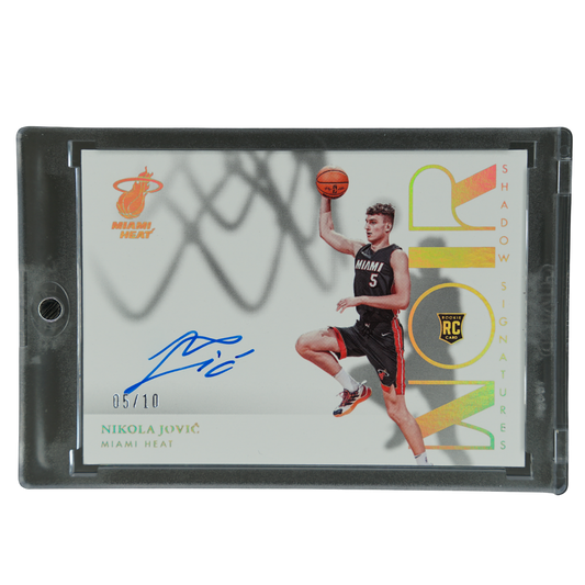 Nikola Jovic 2022 Noir RC Shadow Signatures Auto 5/10 #SHS-NJV