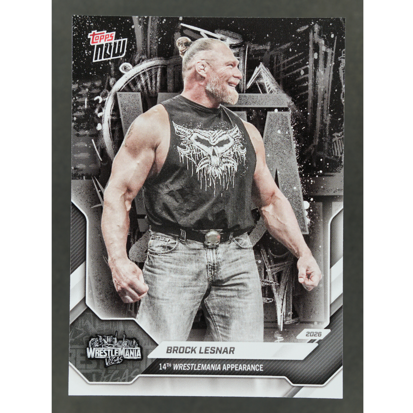 Brock Lesnar 2026 Topps Now Wrestlemania Vegas #5