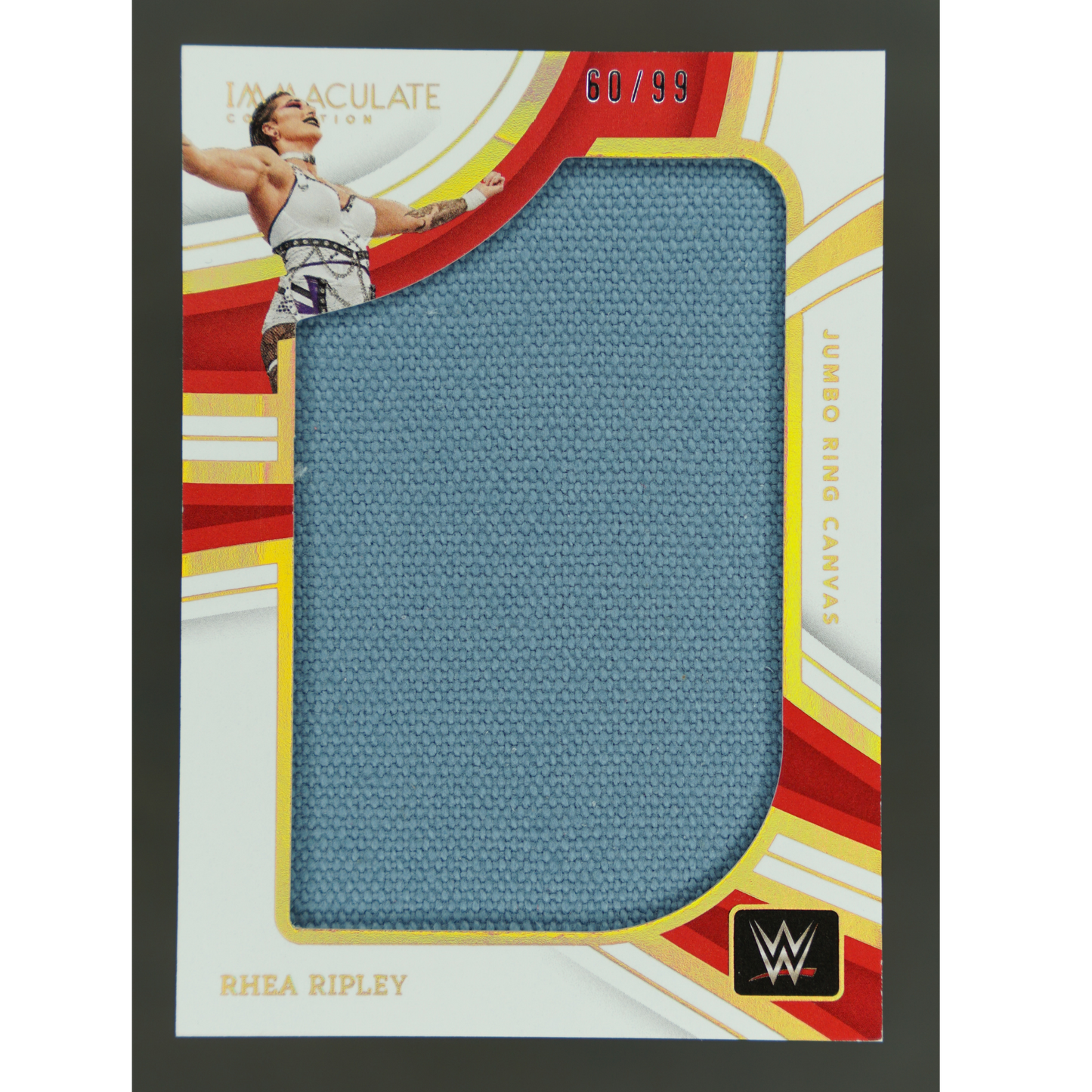 Rhea Ripley 2023 Immaculate Memorabilia Jumbo Ring Canvas 60/99 #JR-RHR