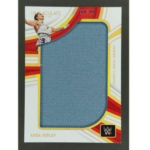Rhea Ripley 2023 Immaculate Memorabilia Jumbo Ring Canvas 60/99 #JR-RHR