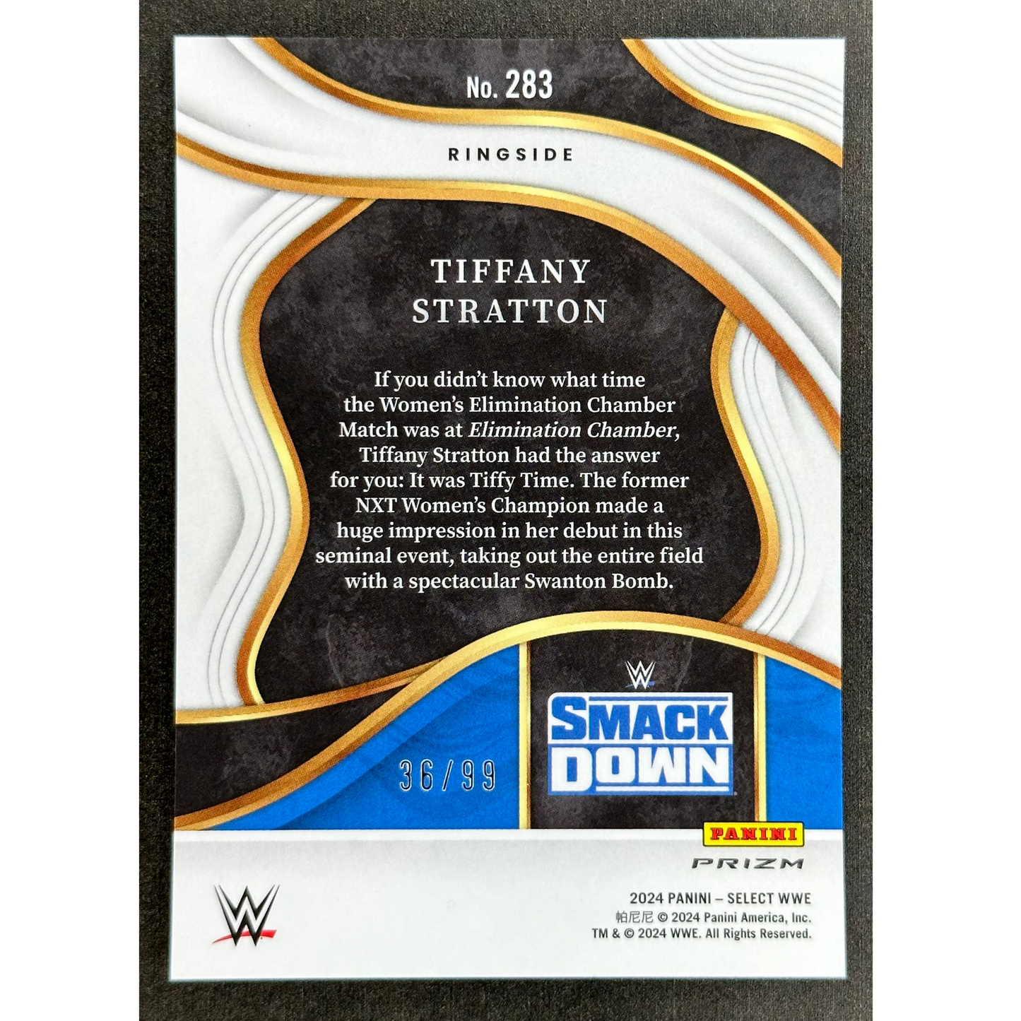 TIffany Stratton 2024 Select Ringside 36/99 #283